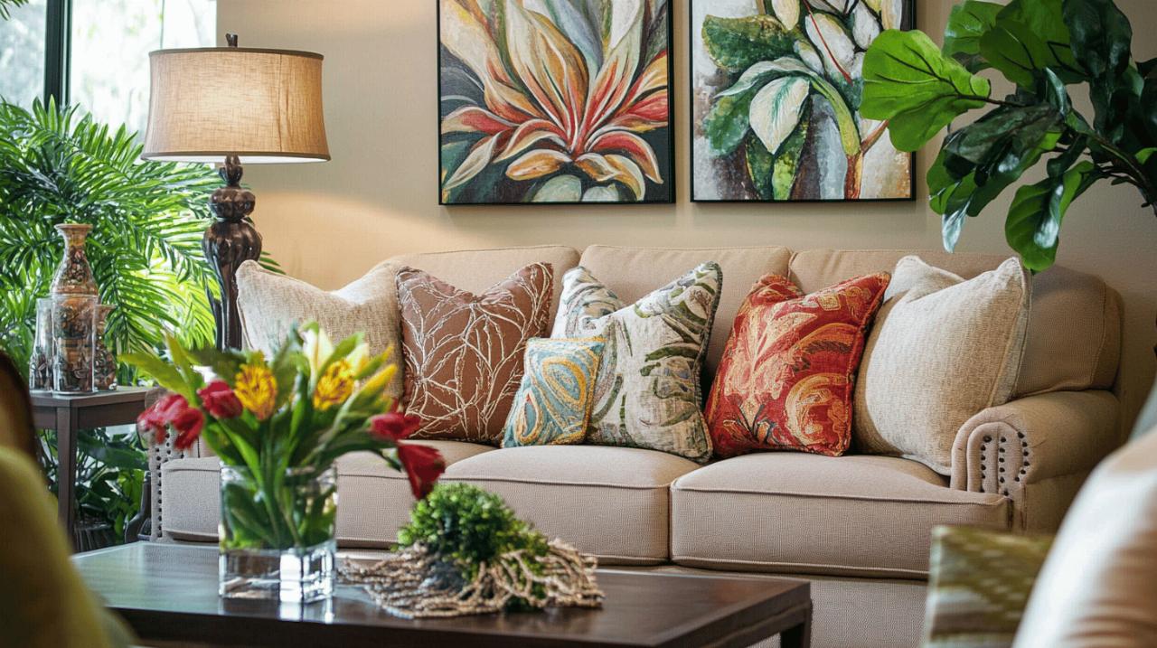 Quelle decoration pour un canape beige ? 5 plantes d’interieur pour sublimer votre salon